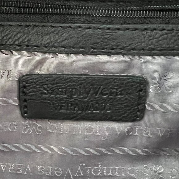 Simply Vera, Vera Wang Snakeskin Tan and Gray Print Tote, Excellent Condition! - Picture 10 of 14